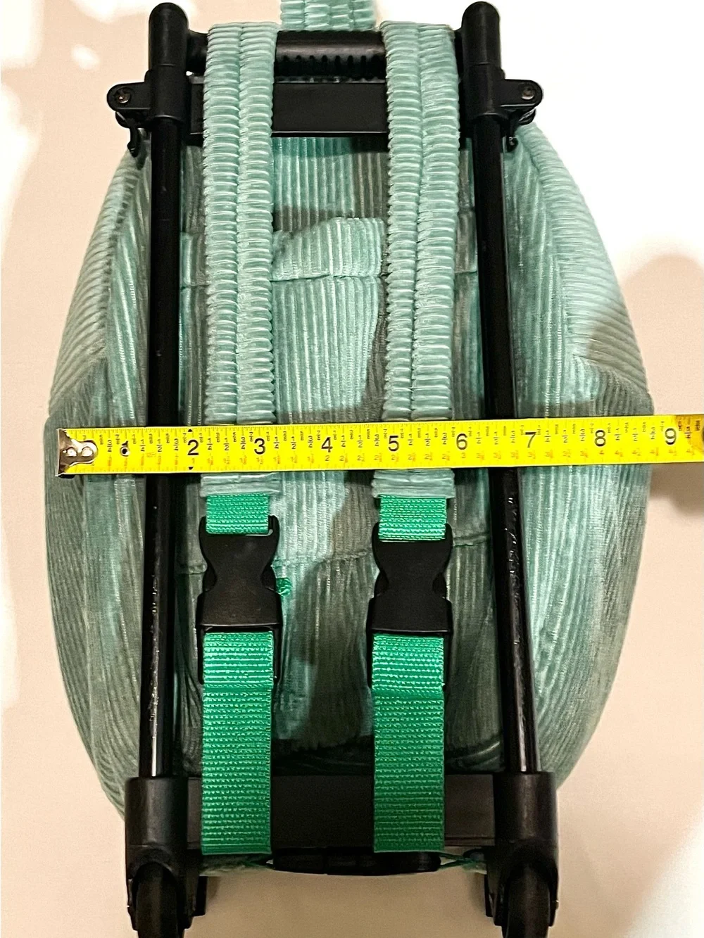Popatu Trolley Rolling Backpack with  seat for a Stuffed Animal